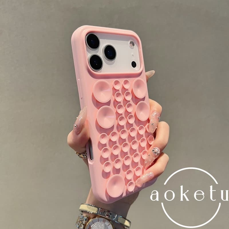 Ventosa De Pele Adequada Para Capa De Telefone Apple 17 Promax , Nova iPhone 16 Pro , Veludo Embutido 17 , Protetora ant
