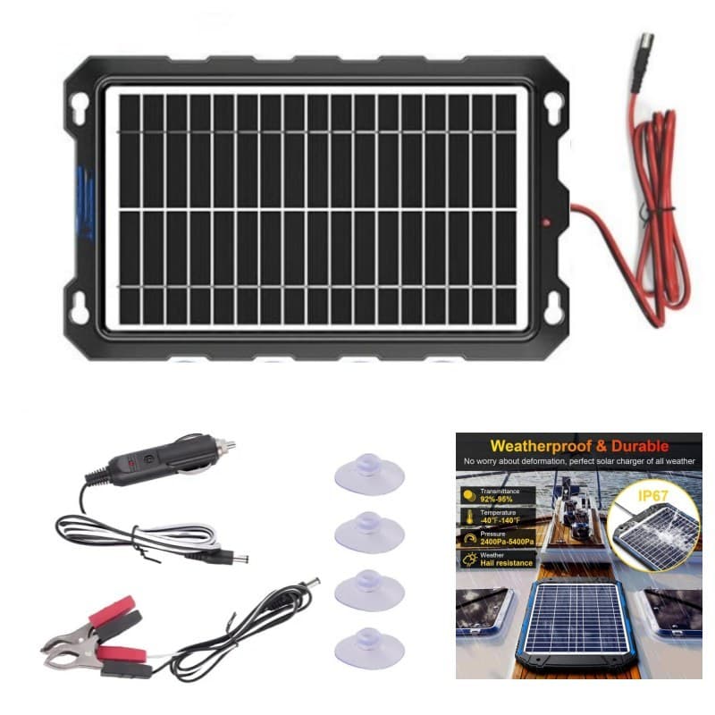 Solares de bateria exteriores e carregadores de painéis solares Para Carro Telefônico RV Carregador MP3 PAD