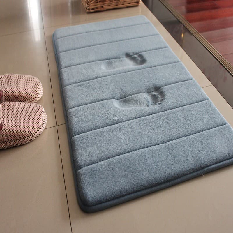 Tapete absorvente antiderrapante para banheiro, tapete reforçado para porta de entrada, banheiro, cozinha, sala de estar