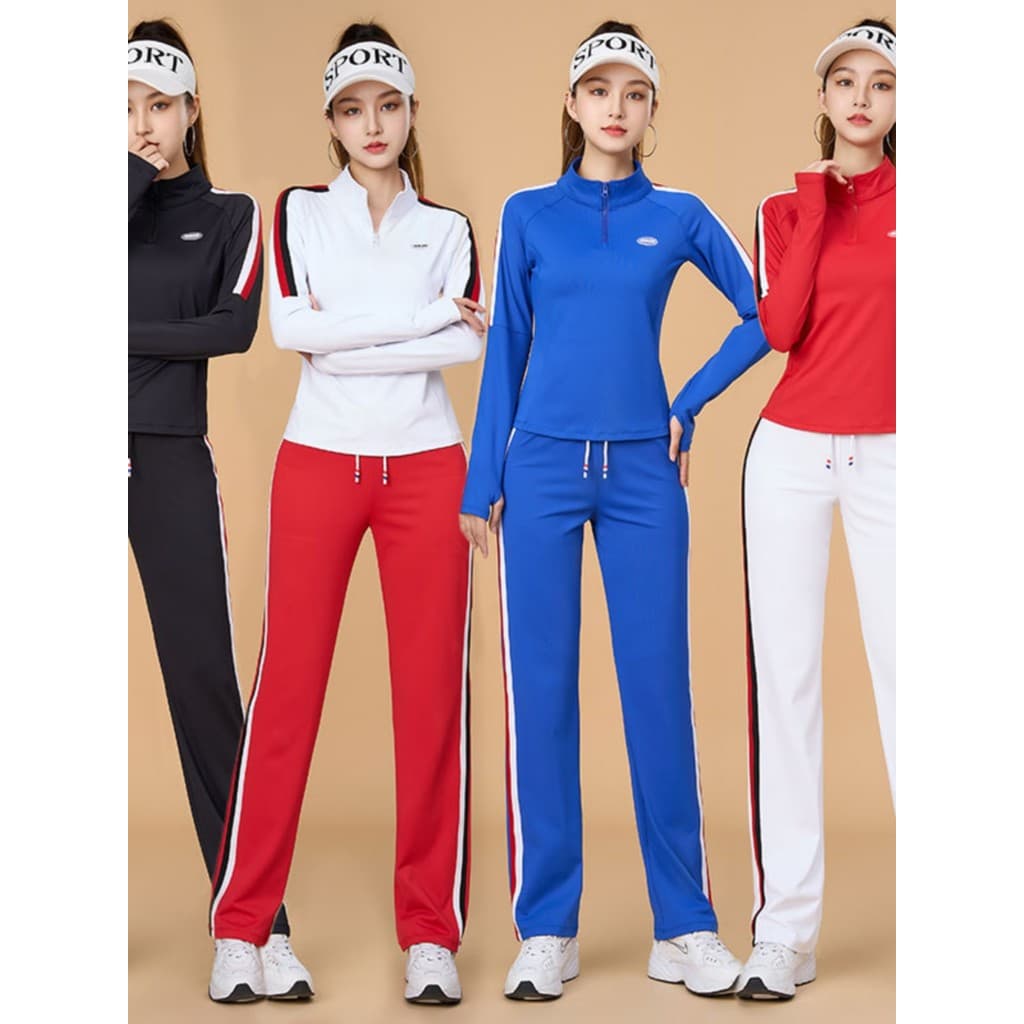 Roupas de dança quadrada de manga comprida terno esportivo feminino Fitness exercício prática roupas de dança primavera 