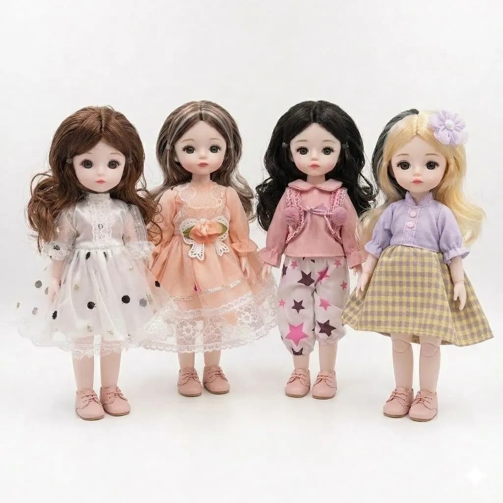 Boneca Articulada Asiatica Realista Estilo Bjd Lovely Doll