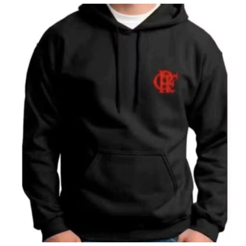 Moletom Unissex com Capuz e Bolso Blusa Casual de Inverno Qualidade Premium