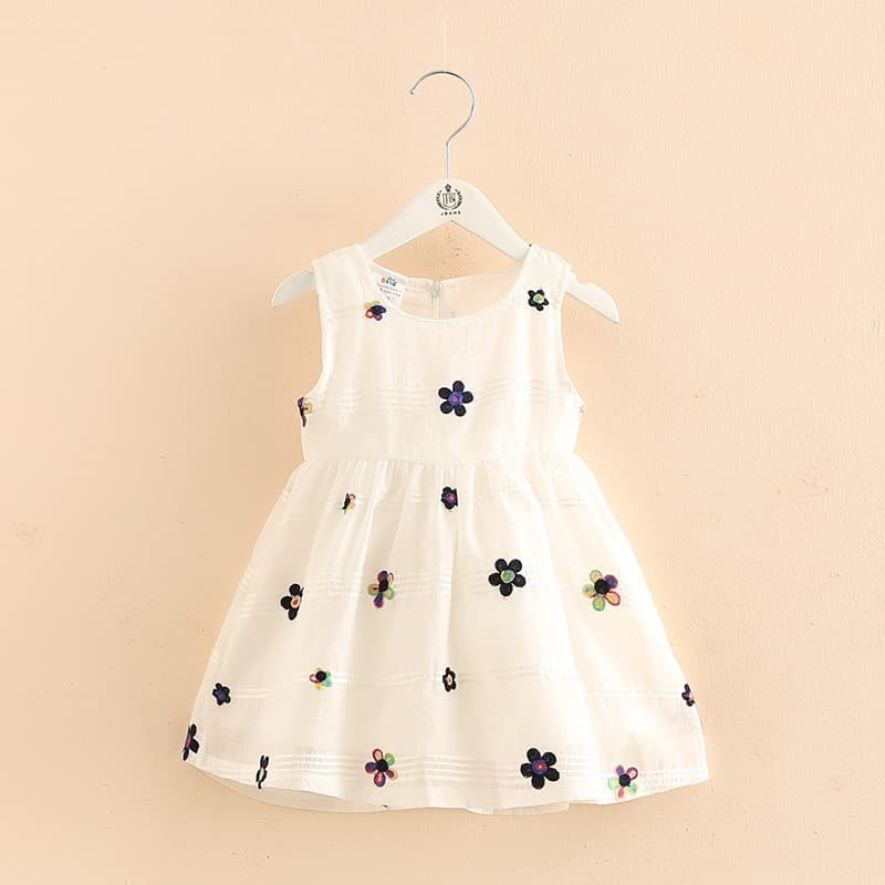 Meninas vestido meninas vestido de bebê menina colete vestido de princesa crianças roupas menina roupas de verão criança