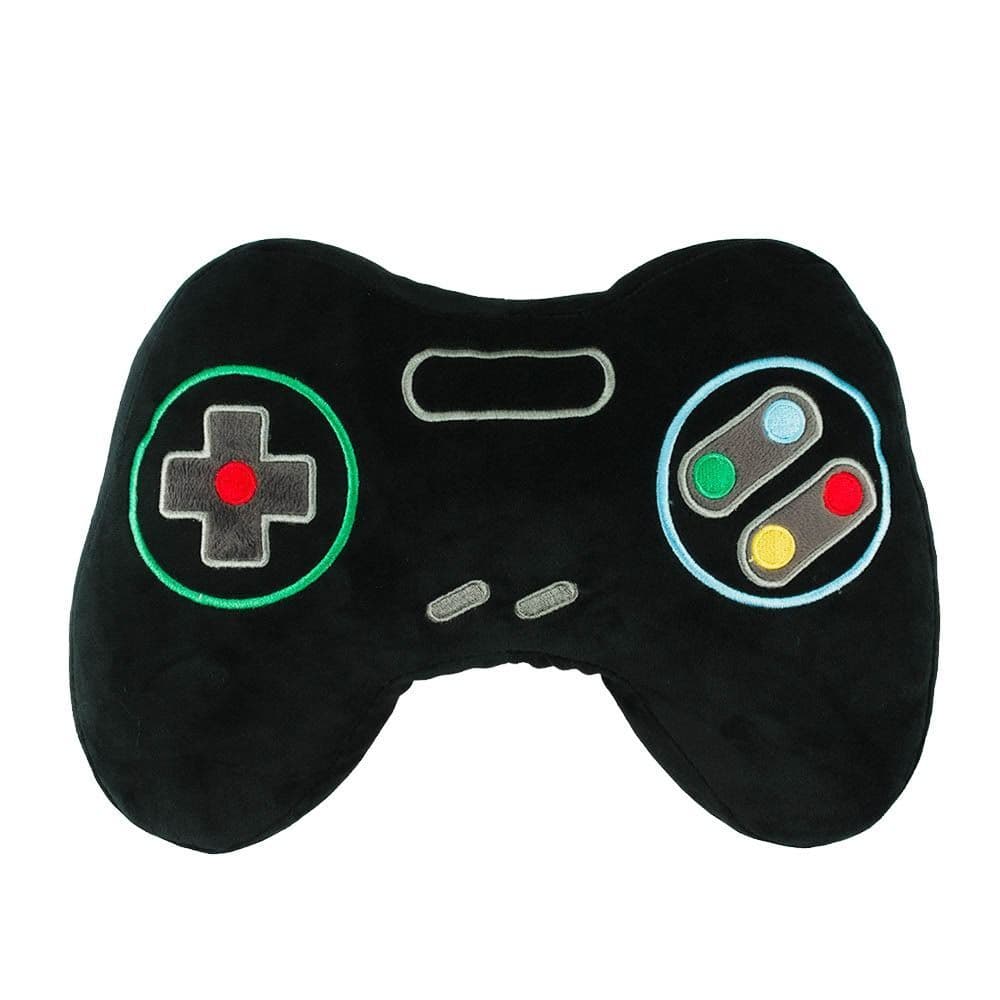Almofada Pelúcia Controle Remoto Videogame Jogo 20x11x30cm Presente Gamer Carry - XT9341-B-M