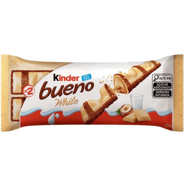 Chocolate Kinder Bueno White 19,5g Importado Original Pronta Entrega