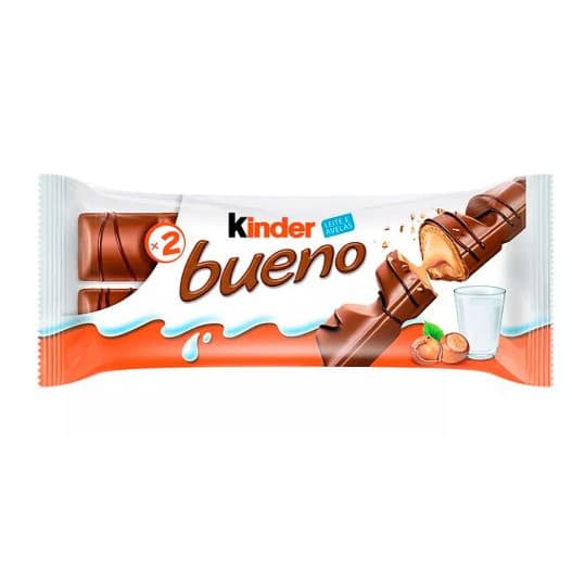 Chocolate Kinder Bueno Ao Leite 21,5g Importado Original Pronta Entrega