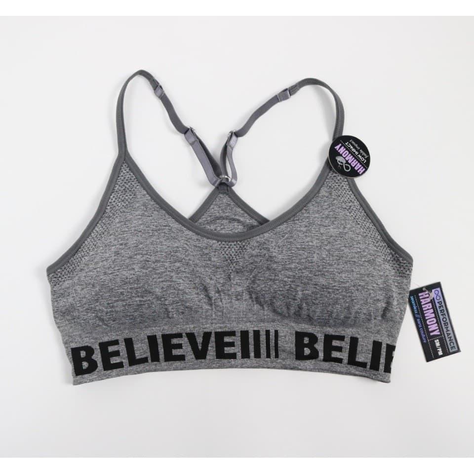 Americano única carta feminina sutiã esportivo roupa interior esportiva alta elástica Fitness Yoga correndo roupa interi