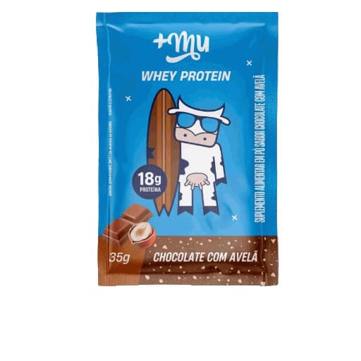Whey Protein +Mu Sachê (39g) - Sabor: Chocolate c/ Avelã