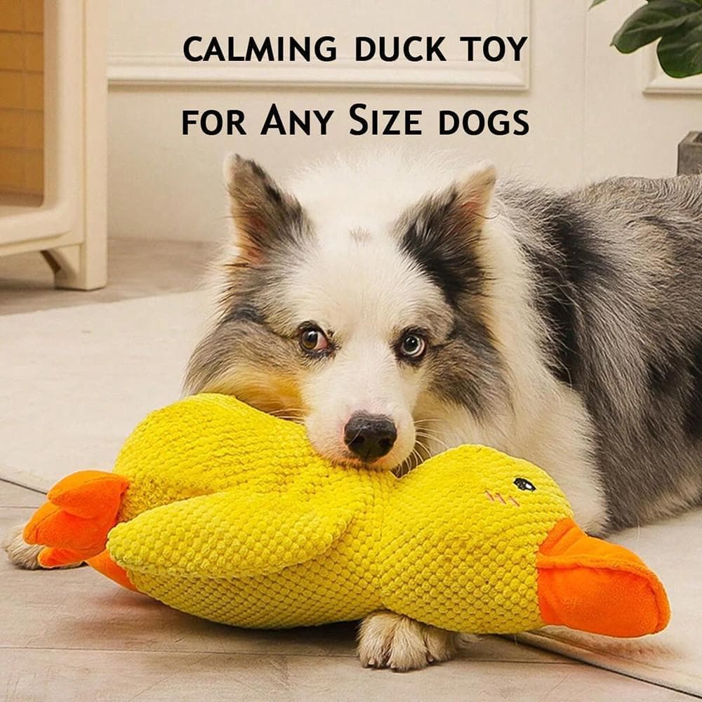 Pato com Som para Cachorro – Brinquedo Interativo para Morder e Brincar