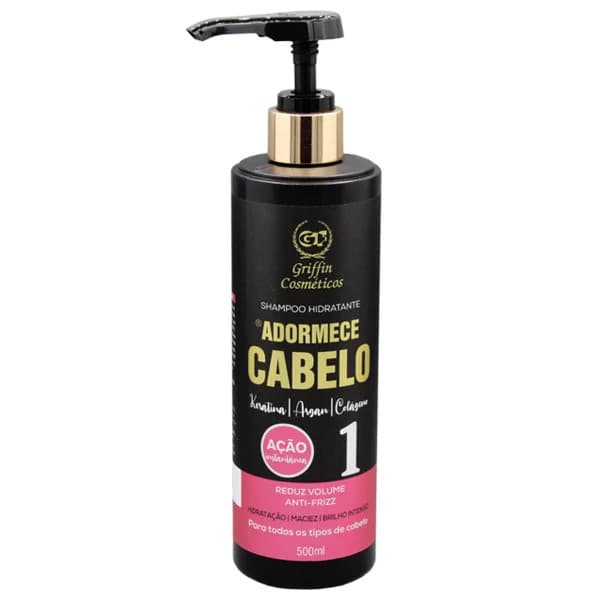 Shampoo Capilar Hidratante Adormece Cabelo - Griffin 500ml