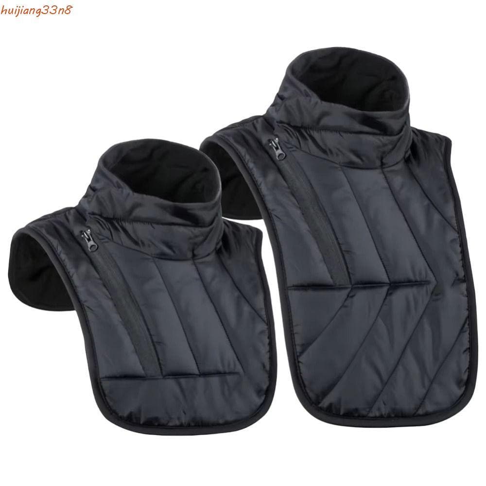 Colete De Ombro No Peito HUIJIANG , Aquecedor De Pescoço Curto/Longo E Espesso Para Motocicleta De Inverno , Protetor De