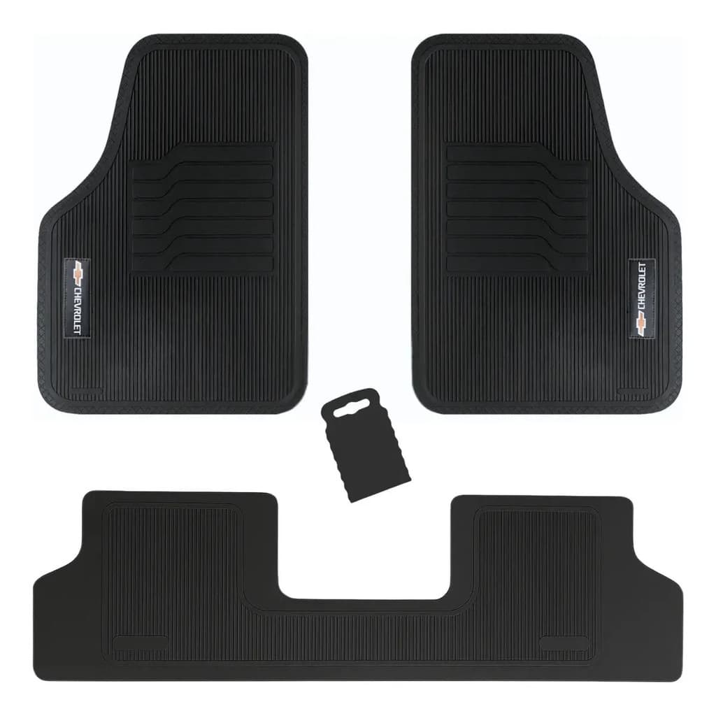 Tapete Automotivo Universal Borracha S10 1997 1998 1999 2000 2001 2002 2003 2004 2005 2006 2007 2008 2009 2010 2011