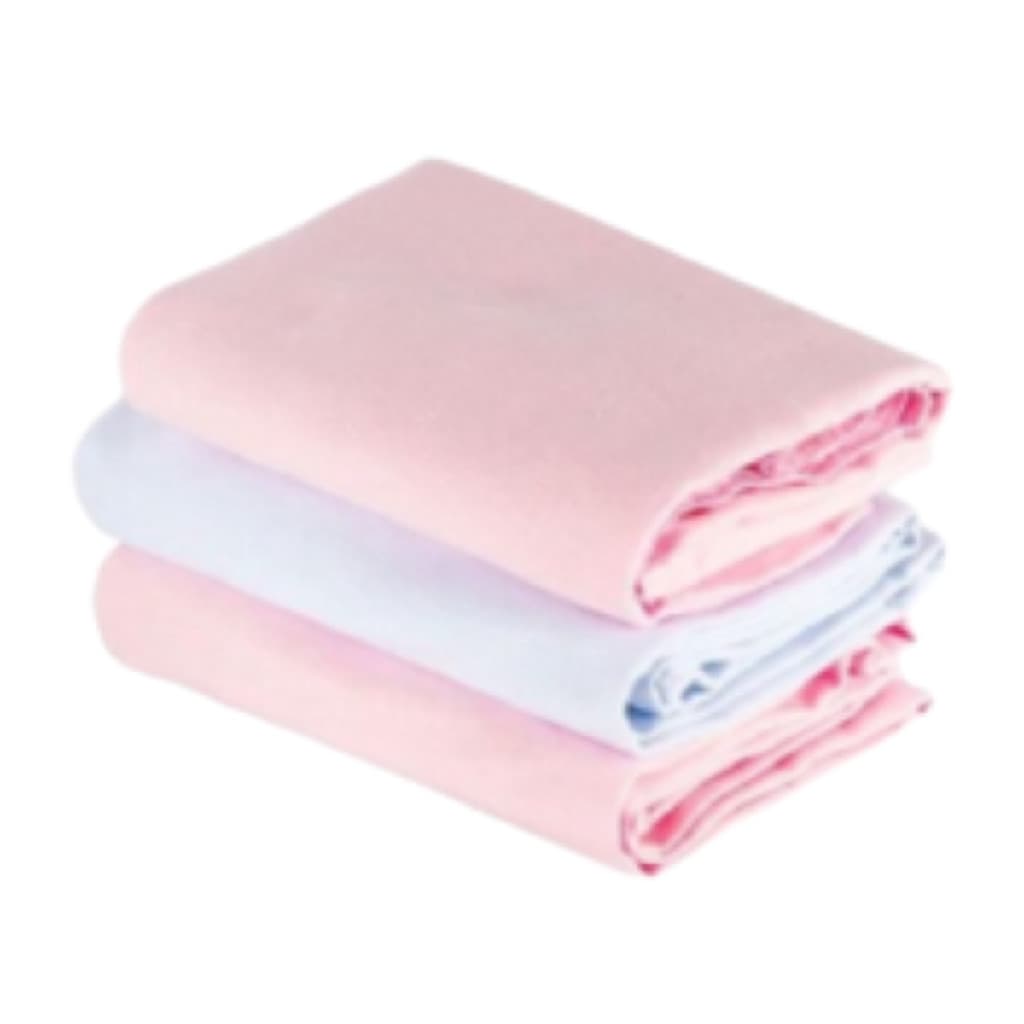 Kit Cueiro Flanelado Liso Tamanho 80x50cm 100% Algodao Bebe Conforavel Seguro Enxoval Crianca