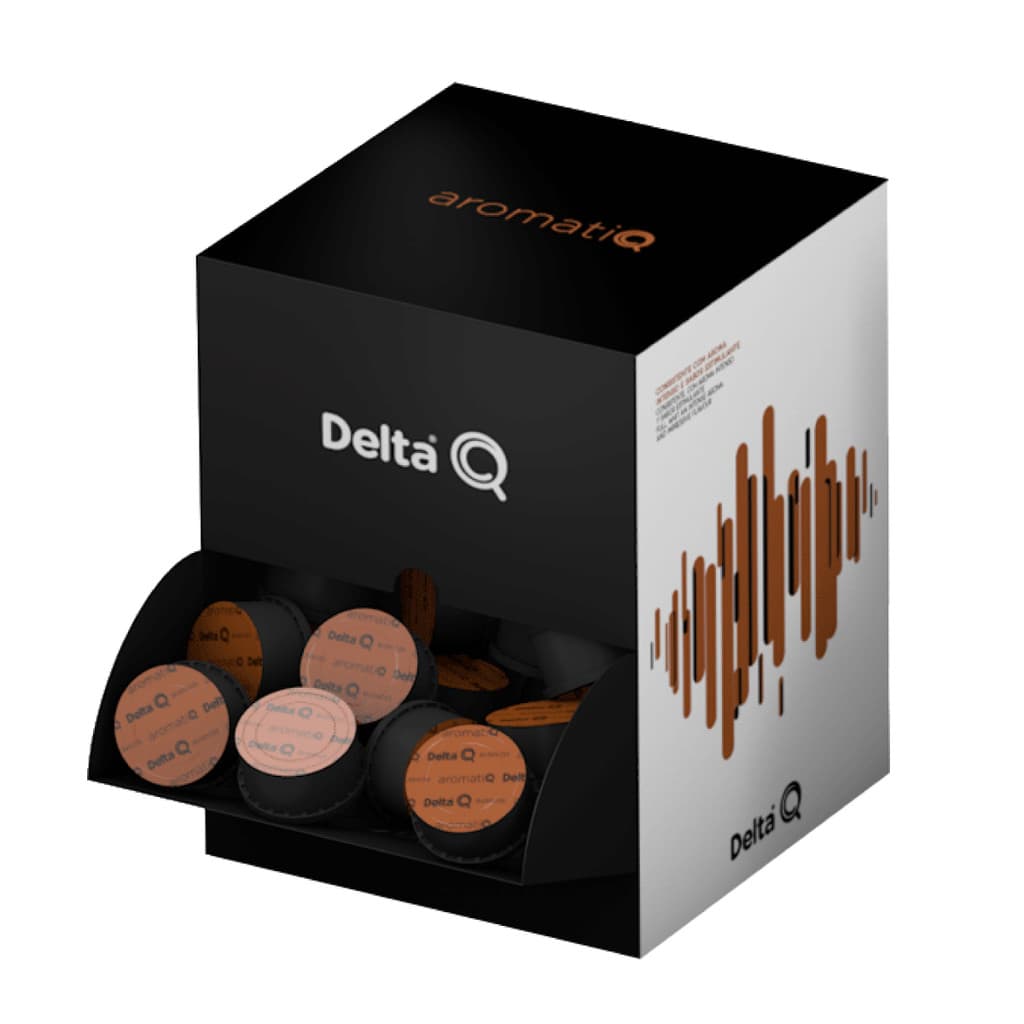 Pack 100 Cápsulas Delta Q Espresso Intenso Aromático Compatível com Cafeteiras Delta Q Blend Internacionais Selecionados