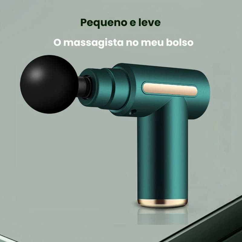 Massageador Elétrico Muscular Profissional Para Dores Nas Costas E Pescoço Pistola De Massagem 6 Velocidades