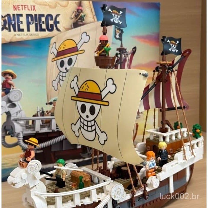 1376 Peças Advance Merry One Piece Compatível com Lego 75639 Conjunto de Blocos de Montar Brinquedo Presente