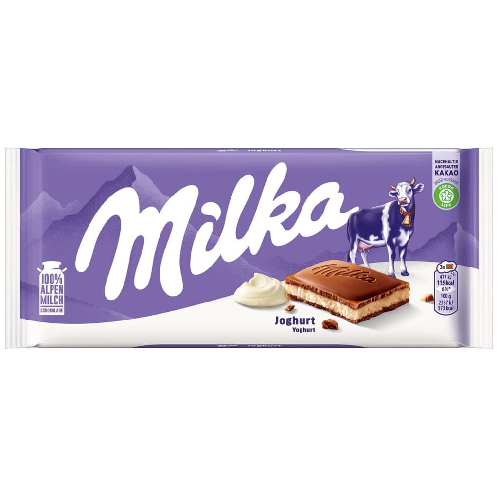 Chocolate Milka Yoghurt 100g Importado Original Pronta Entrega