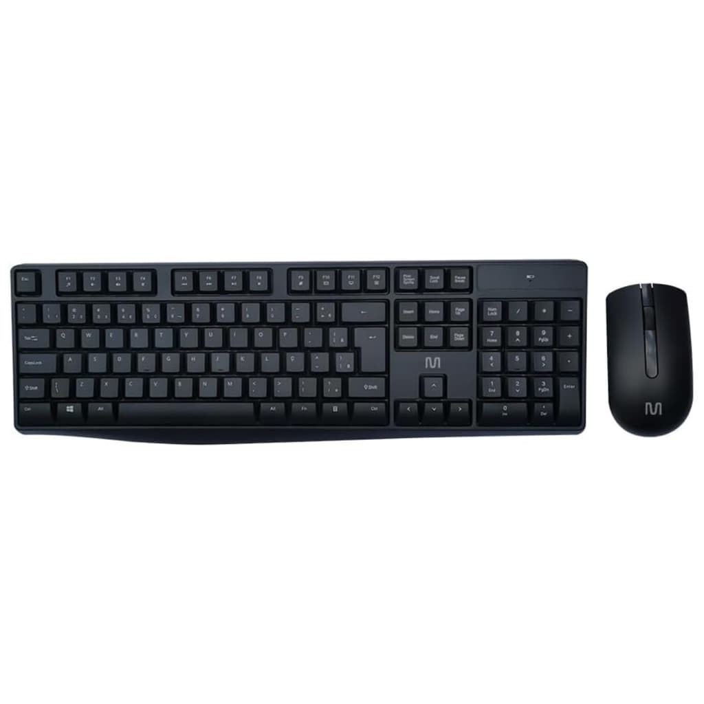 Kit Teclado e Mouse Sem Fio Slim 1600 DPI - TC270 - Multi