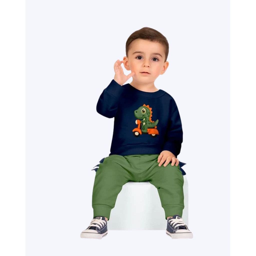 Conjunto Casaco Moletom Capuz e Calça Moletom Juvenil Masculino Kyly 1001492