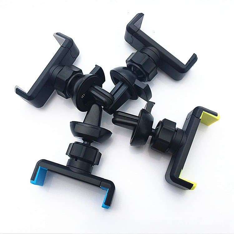 Suporte de celular para saída de ar do carro, suporte multifuncional de encaixe para carros 360 ° Suporte de navegação r
