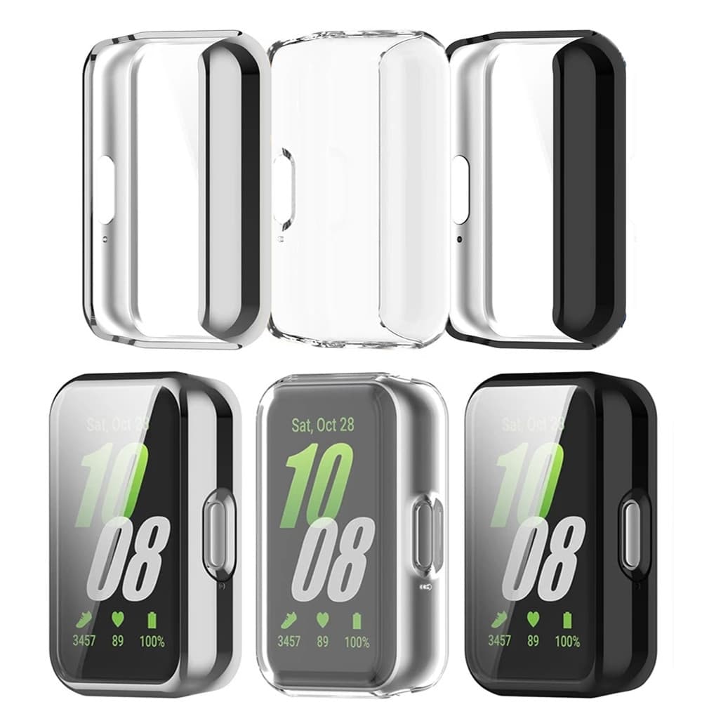Case Capa Capinha Para Smartwatch Samsung Galaxy Fit 3 Relogio Fit3 De TPU Macia