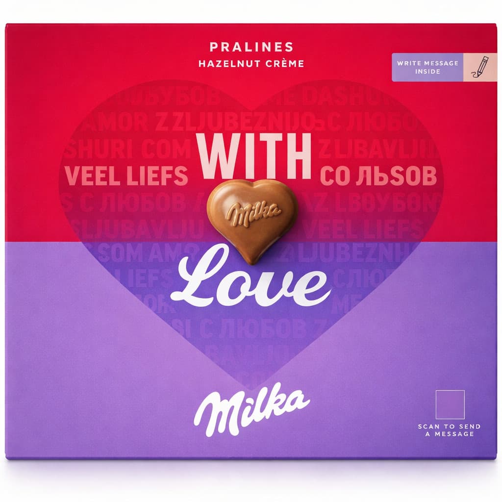 Bombom Recheado 110g I Love Milka - Importado