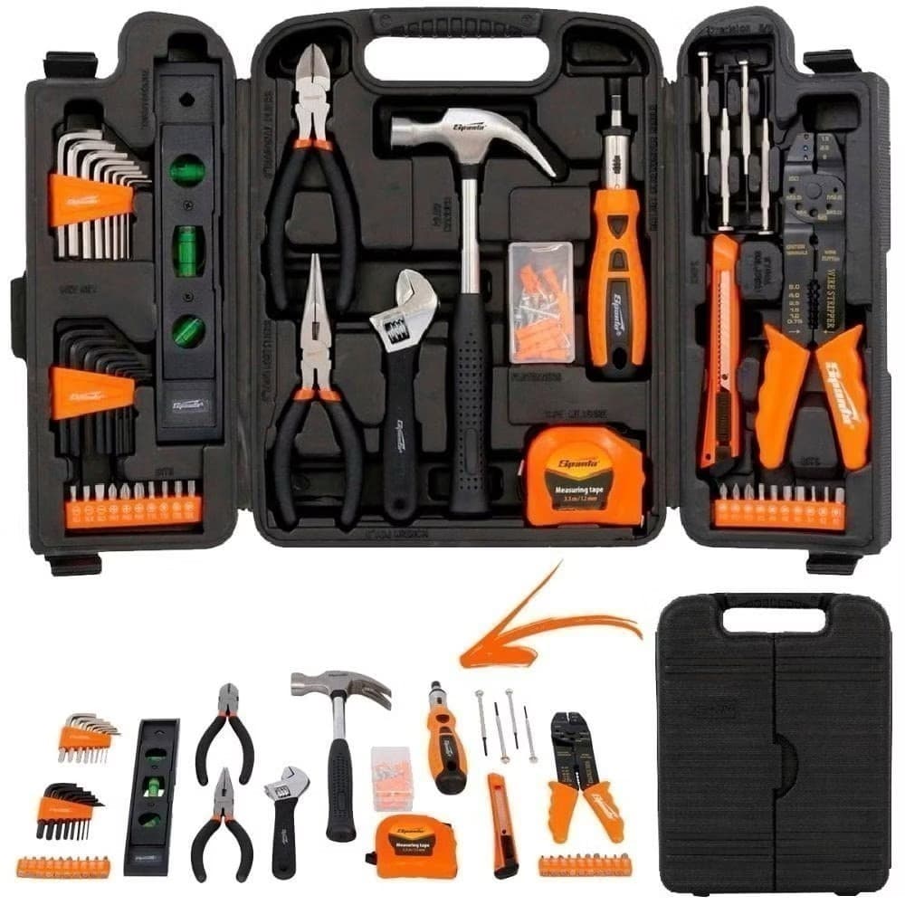 Kit Ferramentas 129 Peças com Maleta – Completo para Uso Doméstico e Profissional karinamini