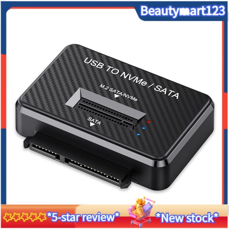 Leitor De Unidade De Estado Sólido Bmm . 2 NVMe/SATA 2 Em 1 Dock Externo SSD Cartão M Gabinete