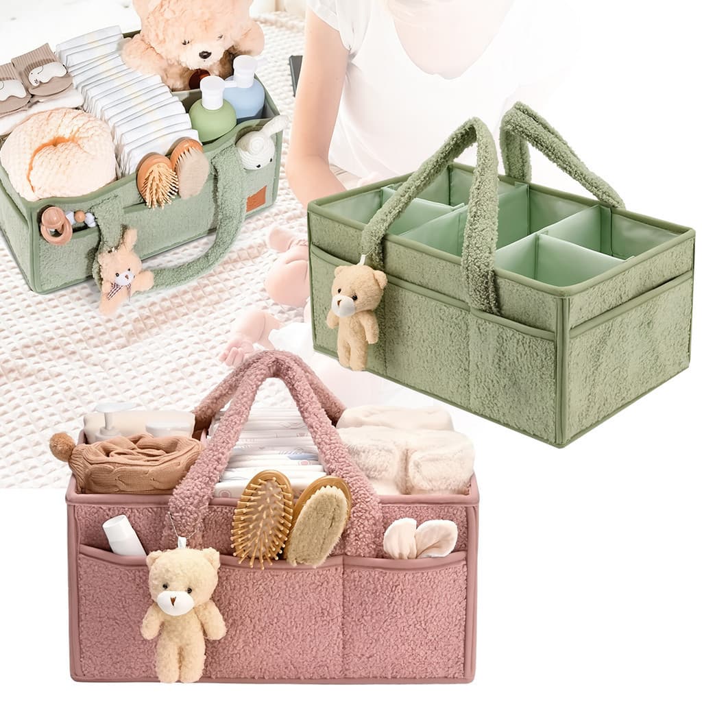 1 Pçs Grande Capacidade Saco De Fraldas Vários Bolsos Casual Sacola Organizador Do Bebê Para O Recém-Nascido Itens Coisa