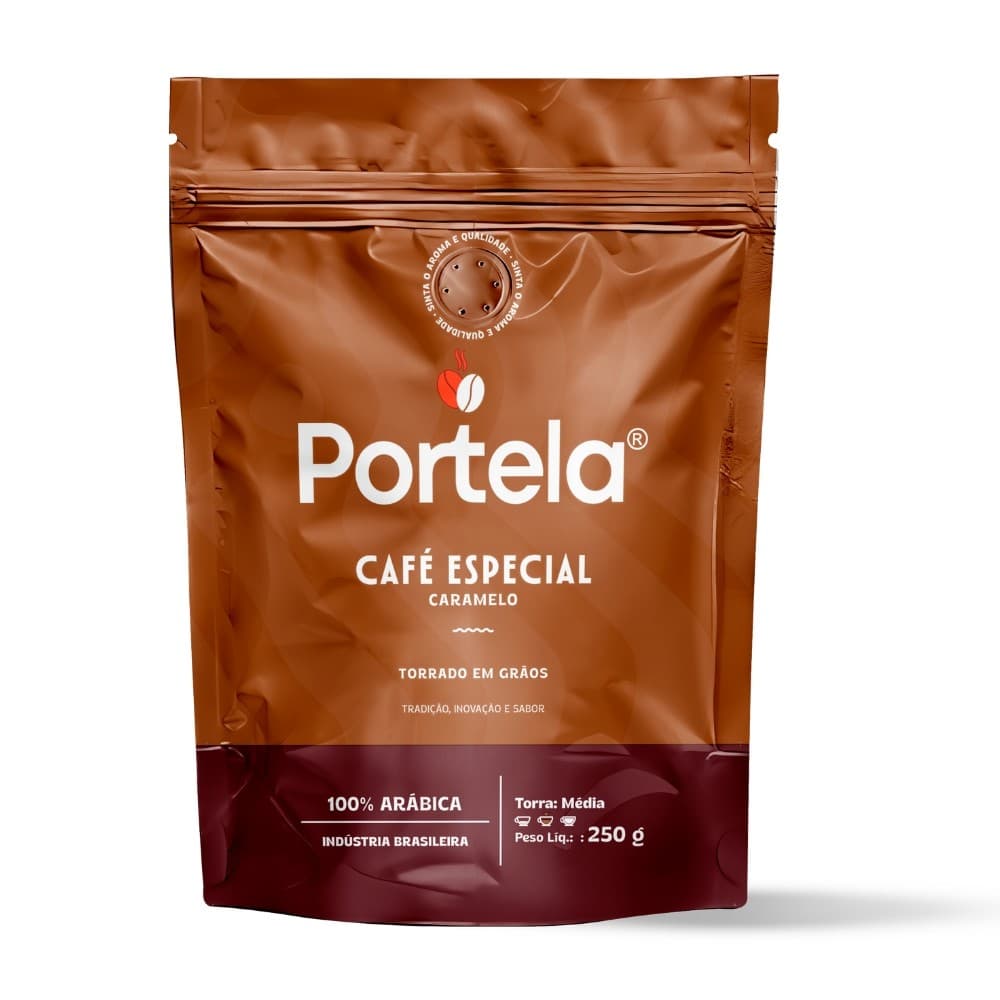 Café Portela em Grãos Especial Caramelo 250g