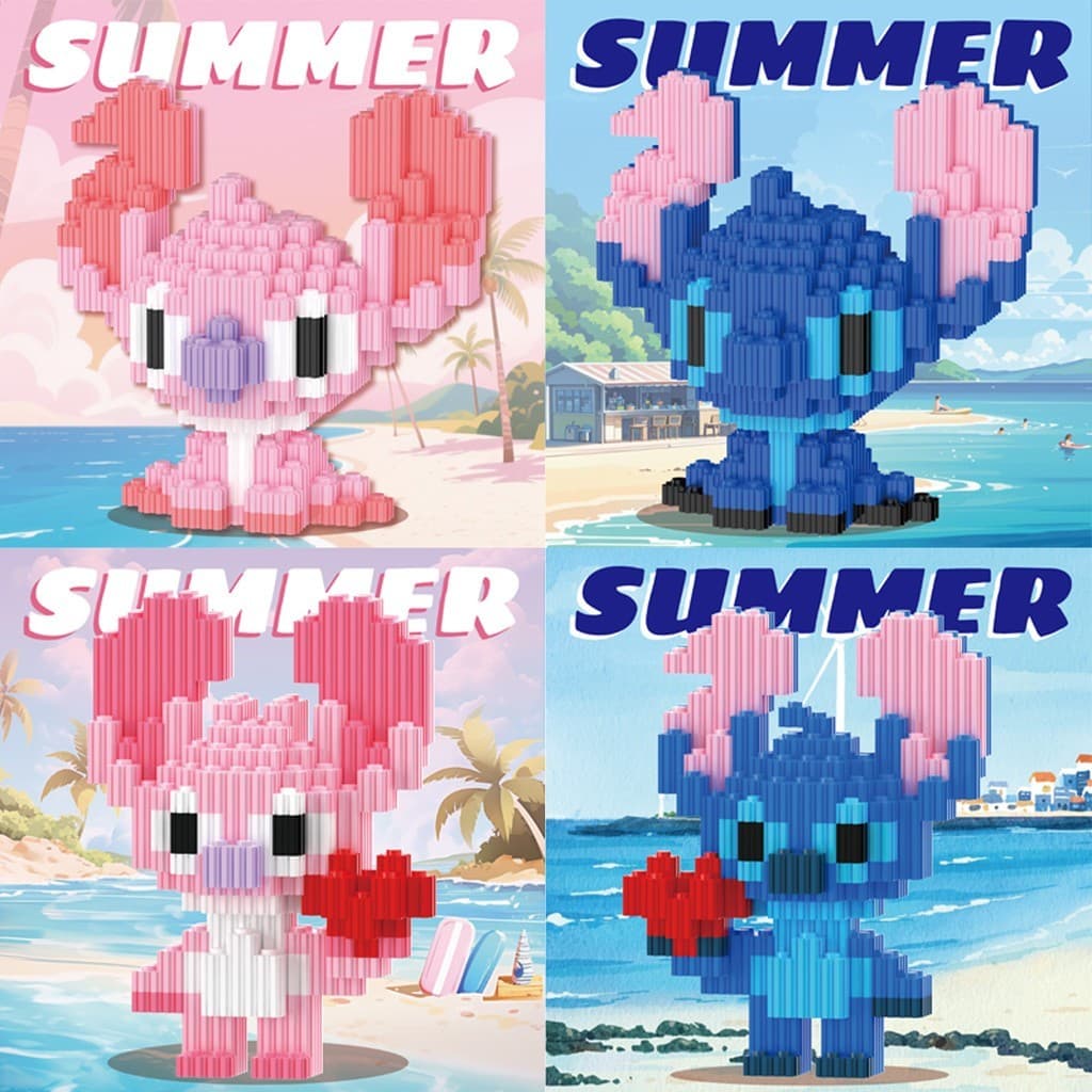 Mini Stitch Blocos De Montar Infantil Brinquedo Educativo Mini Brinquedos Brinquedo