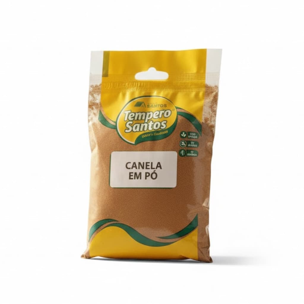 Tempero Canela Em Pó - 500g Pura 100% Aromática | Especiaria Para Chás E Doce E Shots - Tempero Santos
