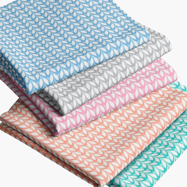 Tecido Tricoline Estampado Tricot Geométricos Costura Artesanato Patchwork Pano DIY