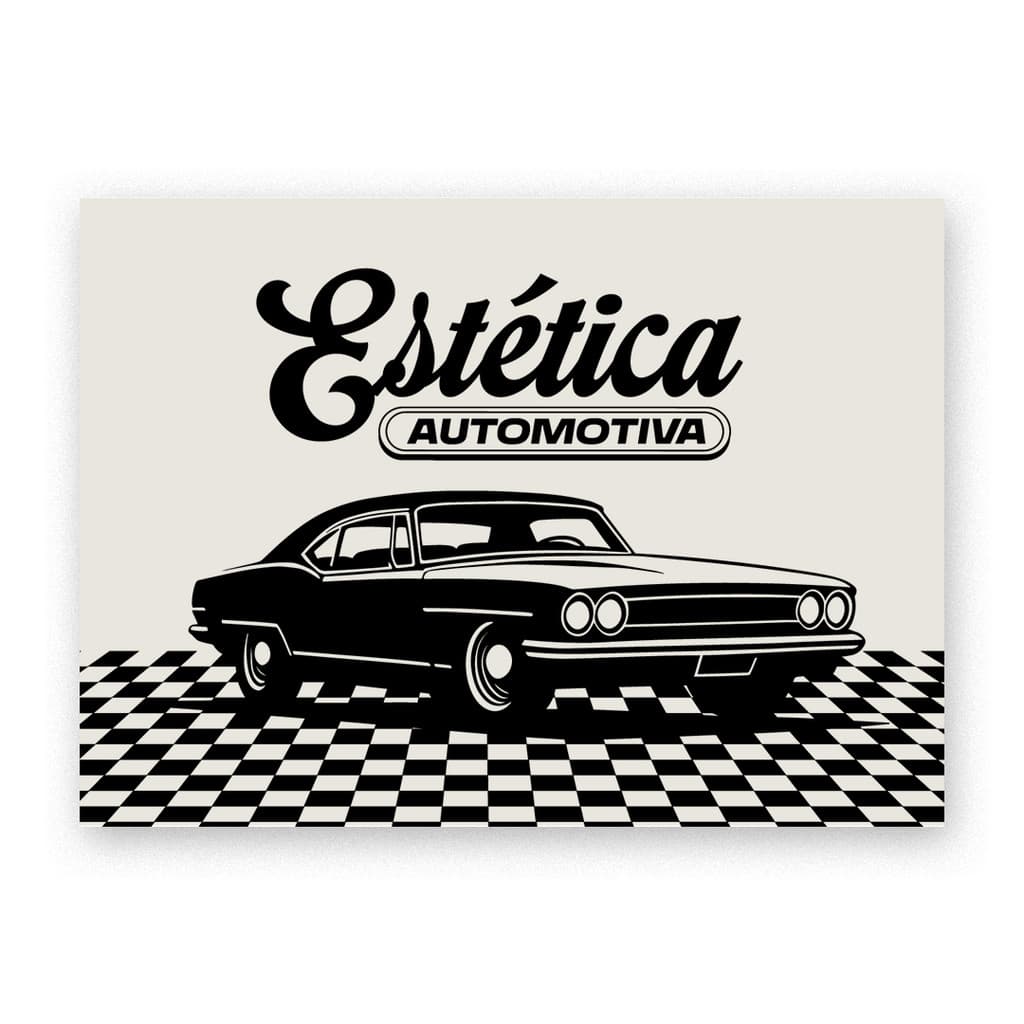 Tapete de Papel Estetica Automotiva Lava Rapido 250 Folhas Preto