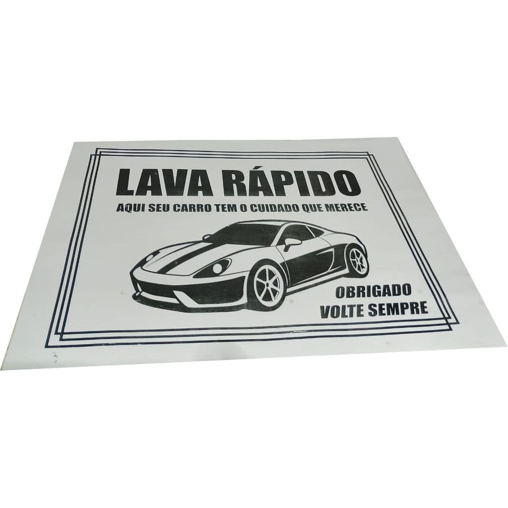 Tapete Automotivo Papel Jornal Lava Rápido 30x42 cm 50 un