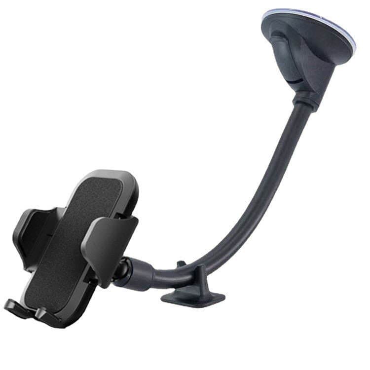 Suporte de celular com ventosa de haste longa para painel e saídas de ar, prático para caminhões e carros, suporte de ce