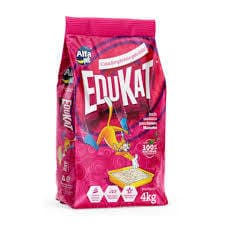 Kit 5 uni. Areia Sanitária Edukat para Gato 4kg com Perfume e Sem Perfume