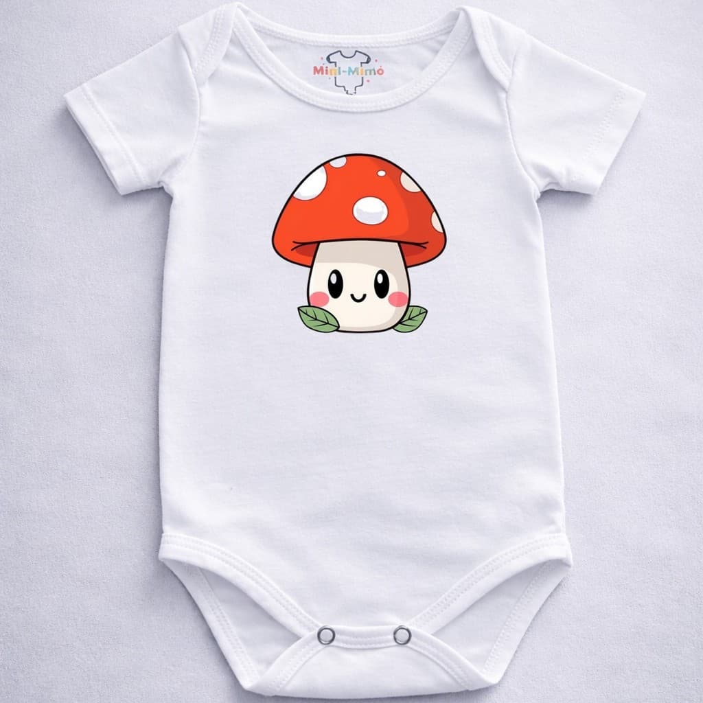 Body Bebê Manga Curta Branco 100% Algodão Estampa Delicada Unissex Menino Menina RN ao G Confortável Macio Roupa de Bebê