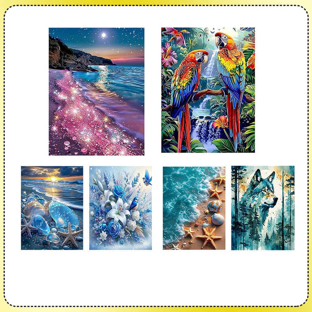 40x30cm Pintura com diamantes 5D quadrados arte com diamantes DIY decoração para paredes de casa presente