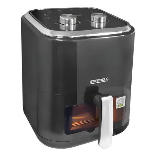 Fritadeira Elétrica Sem Óleo Airfryer Com Visor Led 5l Preto 220v