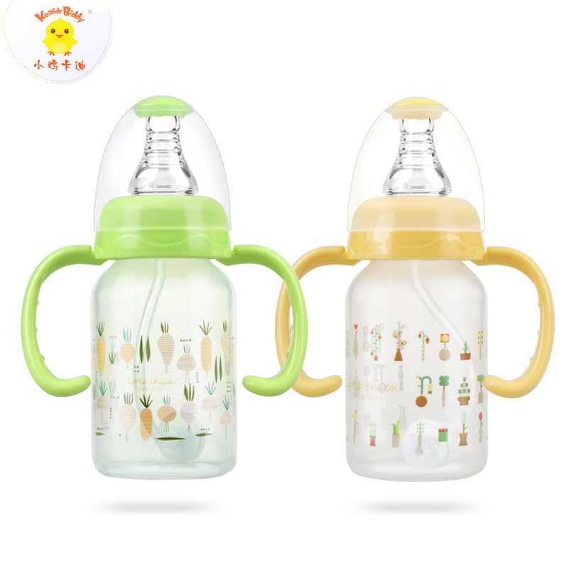 Pintinho Cardy bebê calibre padrão pequena garrafa de bebê Mini bebê beber suco água potável recém-nascido beber leite a