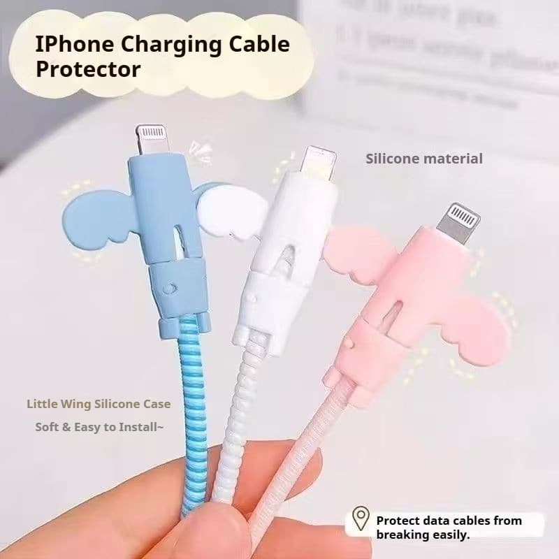 Cabo De Dados Capa Protetora Cabeça Do Carregador Telefone Móvel É Resistente A Quebrar Carregamento USB Para iPhone And
