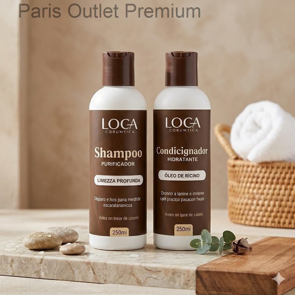 Kit Loca Cosmetics Shampoo Purificador + Condicionador Hidratante 250mlHTKH