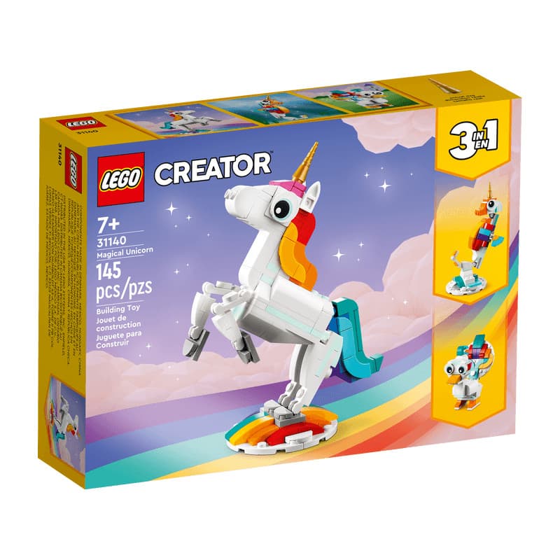 Blocos de Montar - Creator 3 em 1 - Unicornio Magico - 31140 LEGO DO BRASIL