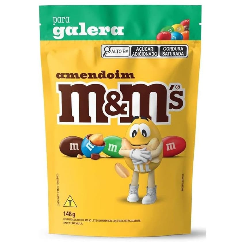 Chocolate M&M's M&ms Amendoim 148g Importado Original Pronta Entrega