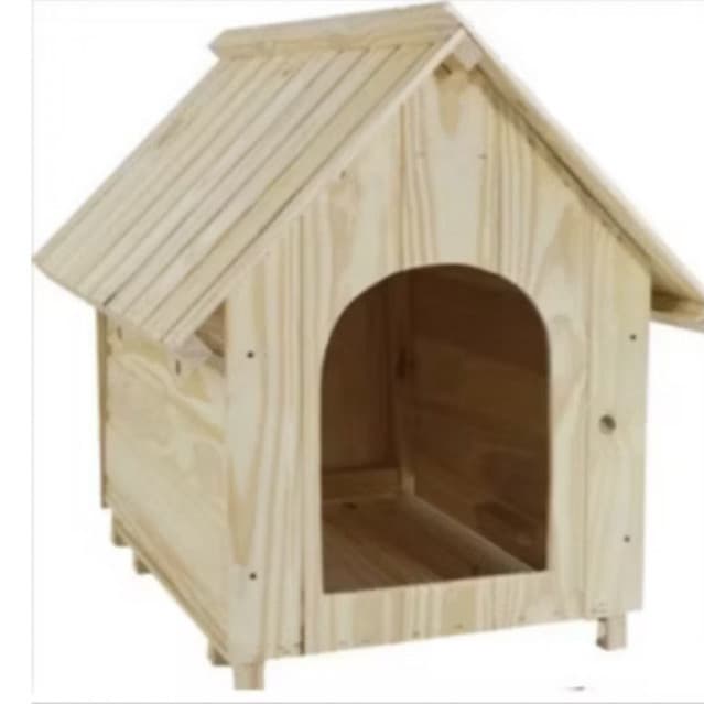 Casinha de Madeira N4 Para Cachorros Cães Porte Medio Feito de Madeira Pinus Casa Pet Numero 4 Promoção Tamanho 4