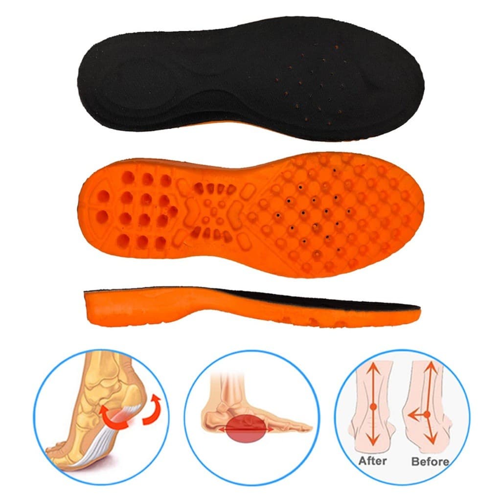 Palmilha Ortopédica silicone gel alívio de dores esporão de calcâneo fascite