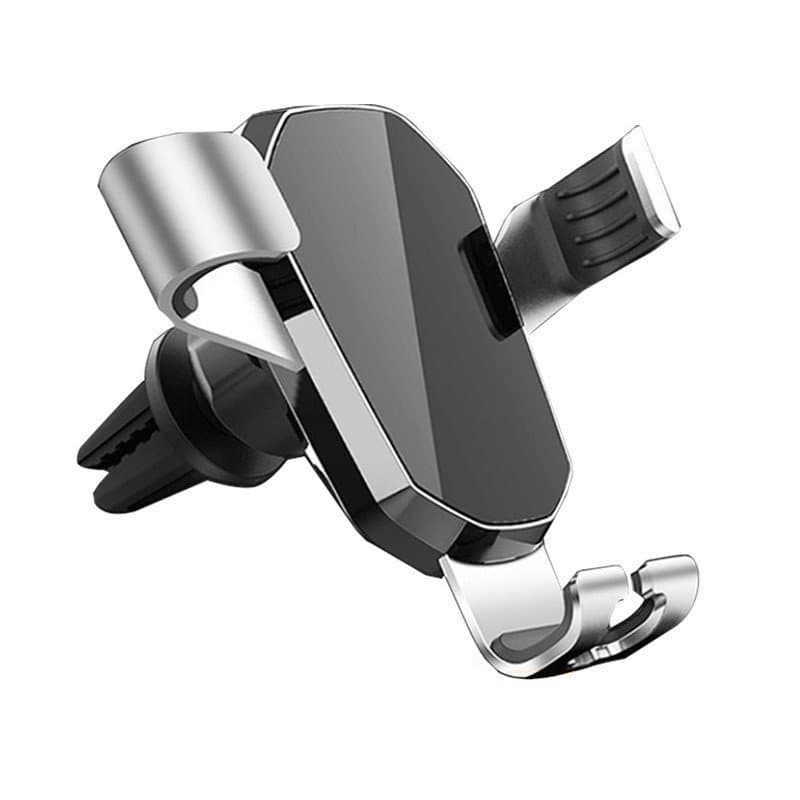 Suporte de celular para carro em metal, suporte de navegação por gravidade para espelho retrovisor, suporte universal pa