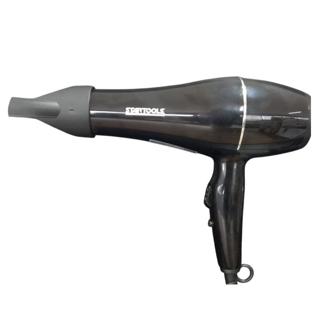 Secador de Cabelo Profissional 1800W 127V Preto Potente - Jato de Ar, Frio Bocal Direcionador