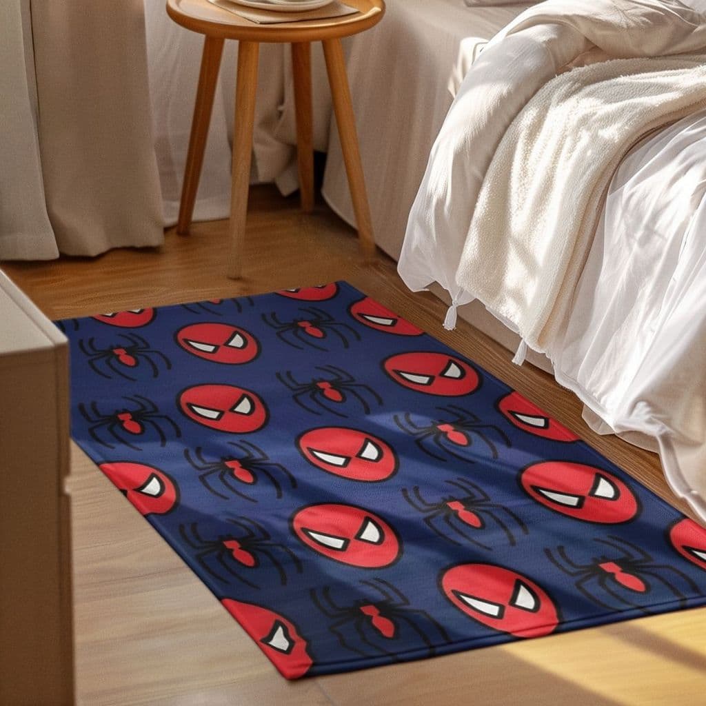 Tapete Decorativo 118x70cm Antiderrapante Sala, Quarto, Espaço  Homem Aranha